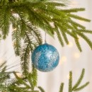 Christmas-Merci-Blue-Glitter-Christmas-Bauble-by-Pillow-Talk Sale