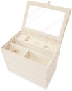 4-Pack-Modular-Linen-Look-Stacking-Tray Sale