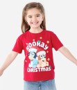 Bluey-License-Christmas-Short-Sleeve-T-Shirt Sale