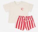 Christmas-Short-Sleeve-T-Shirt-and-Shorts-Set Sale