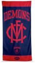 AFL-Melbourne-Demons-Cotton-Beach-Towel Sale