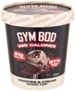 NEW-Gym-Bod-Cookies-Cream-Choc-Top-Protein-Dessert-Tub-475mL Sale