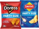 Doritos-Corn-Chips-Smiths-Crinkle-Cut-380g-or-Red-Rock-Deli-Chips-Party-Size-290g-Selected-Varieties Sale