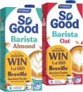 Sanitarium-So-Good-Barista-Almond-Milk-or-Oat-Milk-1-Litre Sale