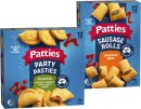 Patties-Sausage-Rolls-Party-Pasties-or-Pies-12-Pack-Selected-Varieties Sale