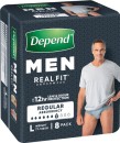 Depend-Real-Fit-Men-Underwear-8-Pack-Selected-Varieties Sale