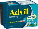 Advil-Ibuprofen-200mg-Minis-Liquid-Capsules-20-Pack Sale