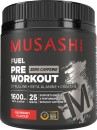Musashi-Pre-Workout-Zero-Caffeine-Raspberry-225g Sale