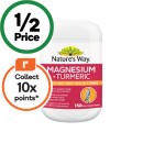 Natures-Way-Magnesium-Turmeric-Tablets-Pk-150 Sale