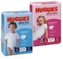 Huggies-Ultra-Dry-or-SkinProtect-Nappies-3054-Pack-Selected-Varieties Sale