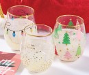 Stemless-Wine-Glass-with-Christmas-Design-1-Each Sale