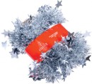 Christmas-Tinsel-Silver-with-Stars-3-Metre-6cm-Diameter Sale