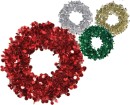 Tinsel-Wreath-25cm Sale