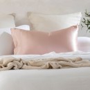 Light-Pink-Mulberry-Silk-Plain-Pillowcase-by-MUSE Sale