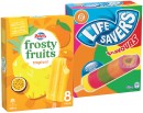 Life-Savers-Ice-Block-Peters-Frosty-Fruits-8-Pack-or-Fruit-Stack-6-Pack-Selected-Varieties Sale