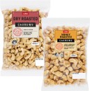 Coles-Dry-Roasted-Honey-Natural-or-Roasted-Salted-Cashews-400g-Pack Sale