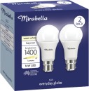Mirabella-14W-GLS-LED-Light-Globes-2-Pack Sale