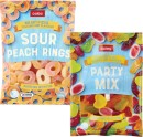 Coles-Party-Mix-or-Sour-Peach-Rings-150g Sale