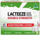 Lacteeze-Lactase-Enzymes-Double-Strength-40-Chewable-Caplets Sale