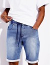 Kenji-Knit-Denim-Short-Denim Sale
