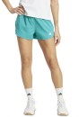 Adidas-Pacer-Training-3-Stripes-Woven-High-Rise-Shorts-Pure-TealWhite Sale