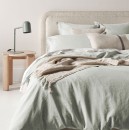 Aura-Home-Chambray-Fringe-Quilt-Cover Sale