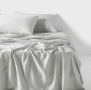 Linen-House-Nara-400TC-Bamboo-Cotton-Sheet-Set-Silver Sale