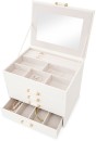 5-Tier-Jewellery-Box-Milky-White Sale