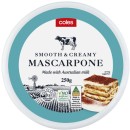 Coles-Mascarpone-250g Sale