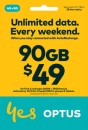 Optus-49-Prepaid-SIM Sale