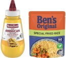 Bens-Original-Flavoured-Rice-240250g-or-MasterFoods-Squeezy-Mustard-250275g-Selected-Varieties Sale