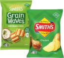 Sunbites-Grain-Waves-Wholegrain-Chips-170g-or-Smiths-Crinkle-Cut-Chips-150170g-Selected-Varieties Sale