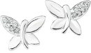 Sterling-Silver-Cubic-Zirconia-Butterfly-Stud-Earrings Sale