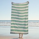 Sundays-Aegean-SageMelon-Stripe-Large-Beach-Towel-by-Pillow-Talk Sale
