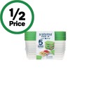 Sistema-Nest-It-Container-870ml-Pk-5 Sale