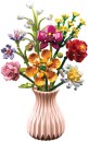 Flower-Love-Pink-Vase-Large-Bouquet-109pcs Sale