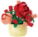 Flower-Love-Roses-Basket-Bouquet Sale