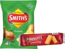 Smiths-Crinkle-Cut-Chips-150170g-Arnotts-Cream-Biscuits-200250g-or-Grain-Waves-170g-Selected-Varieties Sale