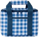 Blue-Check-Twin-Handle-Lunch-Bag Sale