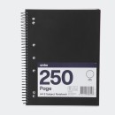A4-250-Page-5-Subject-Notebook-Black Sale