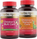 Herbs-of-Gold-Childrens-Multi-Care-or-Childrens-Immune-Care-60-Chewable-Tablets Sale