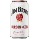 Jim-Beam-White-Label-Bourbon-Cola-Cans-24x375mL Sale