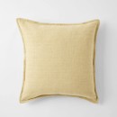 Sorano-Linen-Blend-Cushion-Lemon Sale