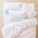 Milano-Linen-Sheet-Set-White Sale