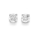 9ct-Gold-Diamond-Stud-Earrings Sale