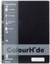 ColourHide-A4-140-Page-Spiral-Lecture-Book-Black Sale
