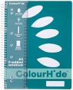 ColourHide-A4-250-page-5-Subject-Notebook-Teal Sale