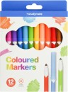 Studymate-Coloured-Markers-12-Pack Sale