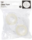 Keji-Clear-Adhesive-Tape-with-Dispenser-18mm-x-25m-2-Pack Sale
