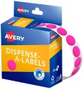 Avery-Circle-Labels-Fluoro-Pink-14mm-700-Pack Sale